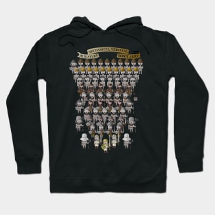 Miniature Mechanical,Medieval Robot Army Hoodie